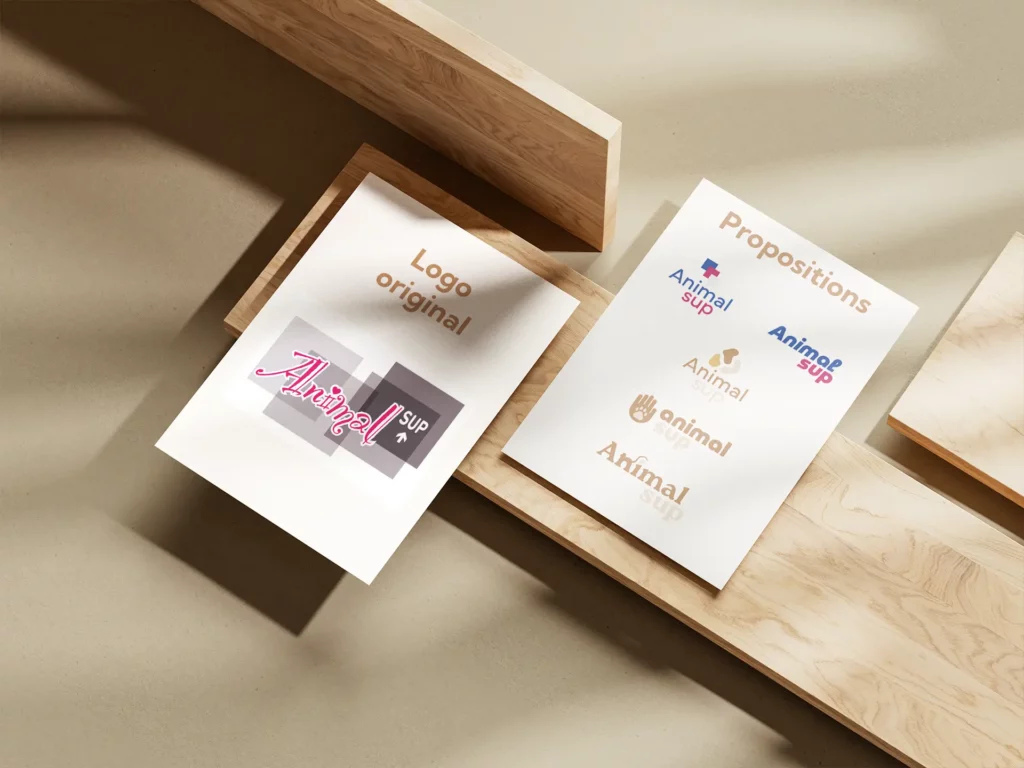Propositions de logo pour Animalsup, organisme de formation animalière