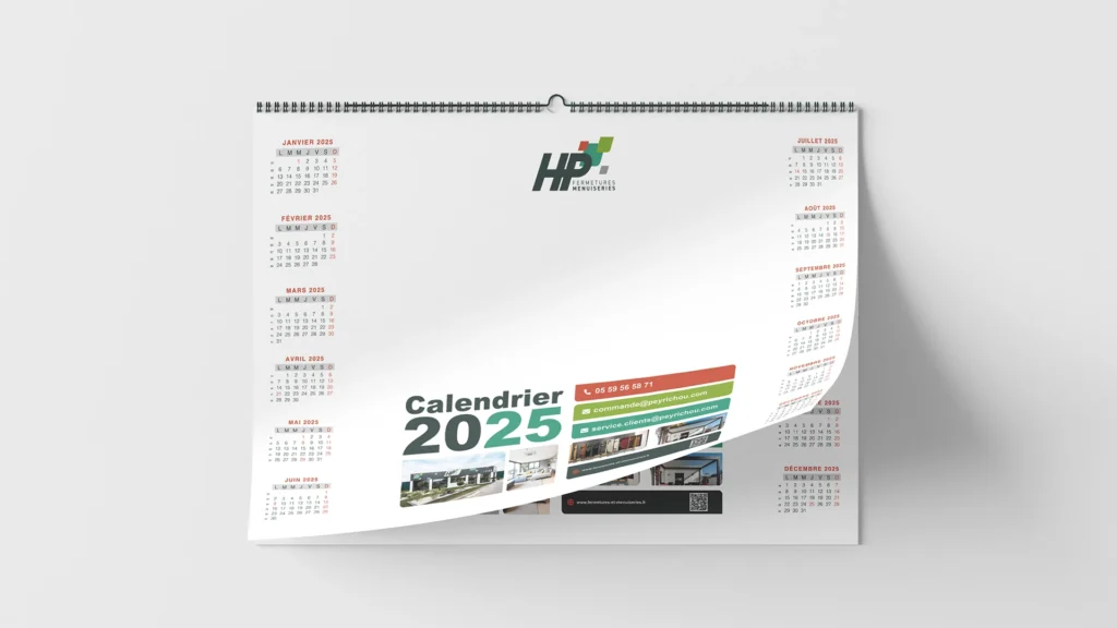 Calendrier HP Fermetures