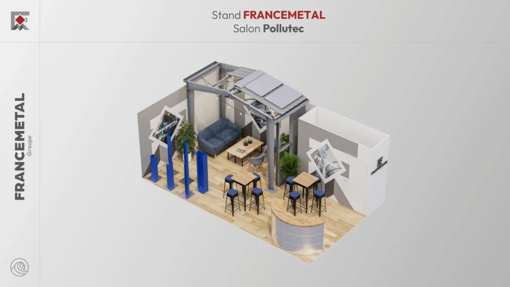 Stand de salon Francemetal