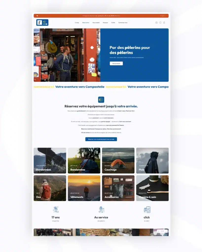 Publication réseaux sociaux La Boutique du Pèlerin