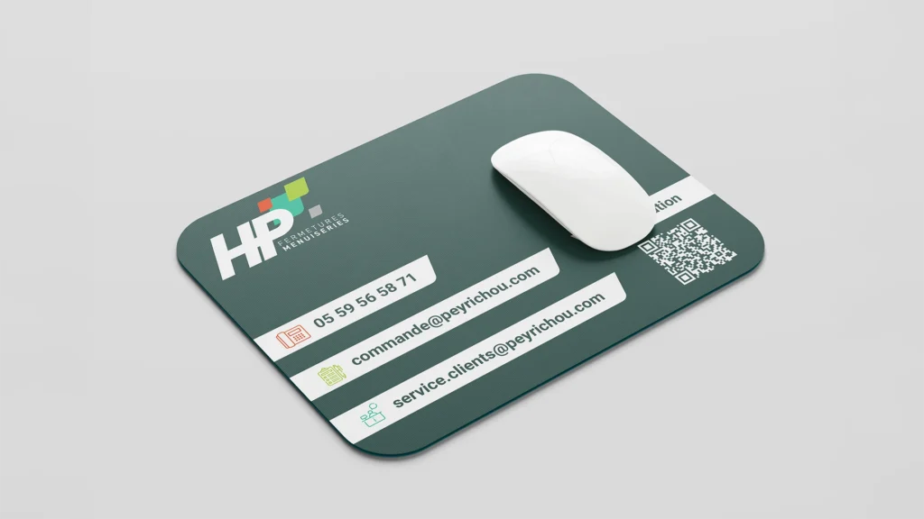 Tapis de souris HP Fermetures Menuiseries