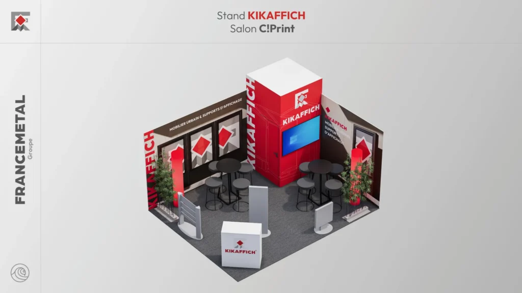 Stand Kikaffich au salon C!Print